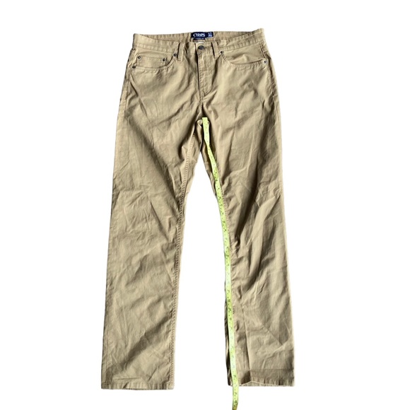 Chaps Cotton Tan Chinos Excellent Condition Size 34/32 - Picture 4 of 5